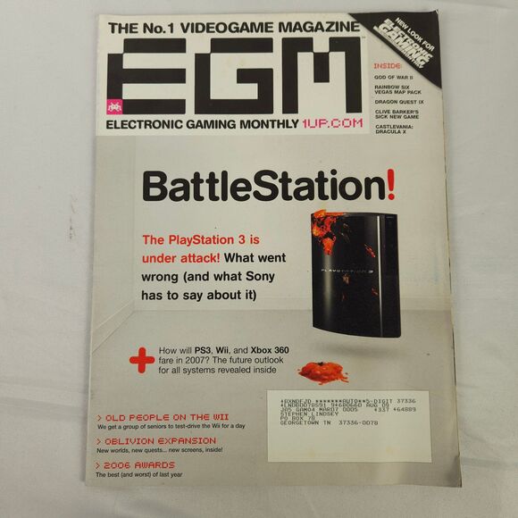 2007 EGM Electronic Gaming Monthly Magazine Lot of 12 Kingdom Hearts Halo 3 - Picture 3 of 14